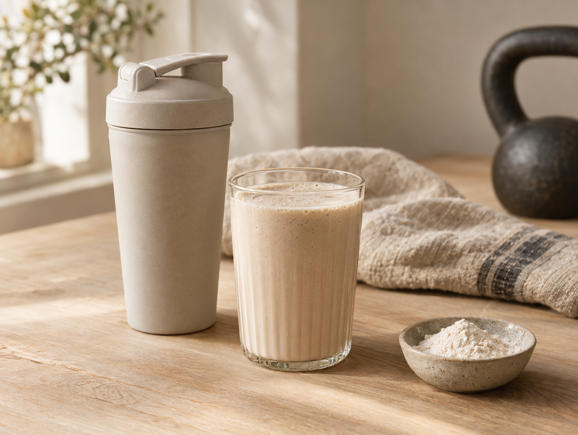 Protein shake with creatine after training