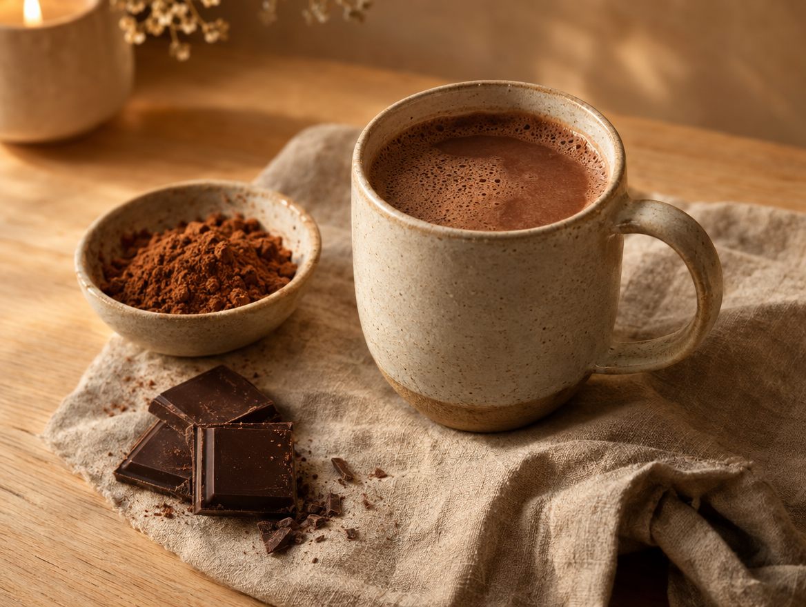 Mug of hot chocolate